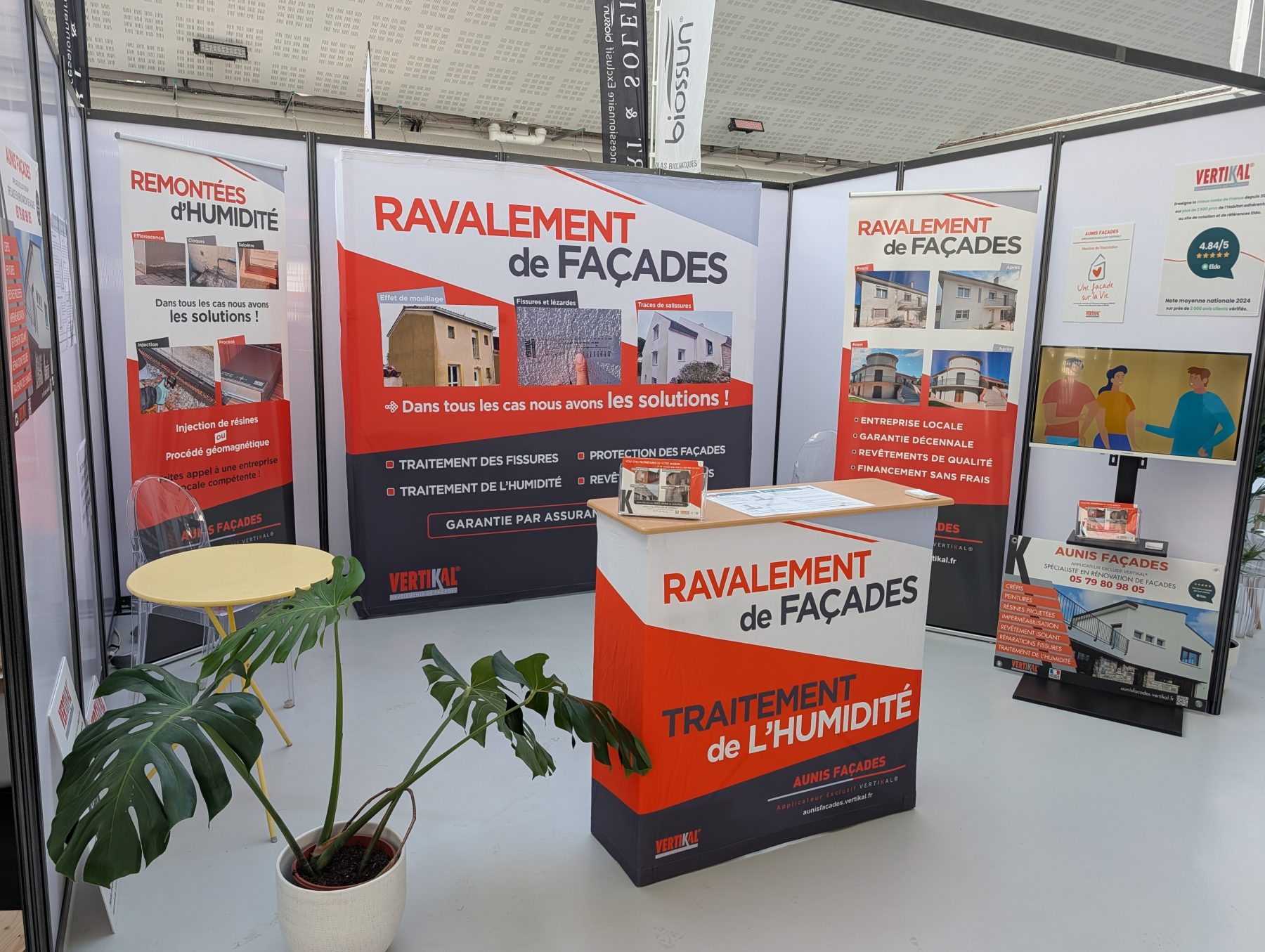Venez rencontrer l&rsquo;équipe d&rsquo;Aunis Façades à Salles-sur-Mer les 16 et 17 octobre